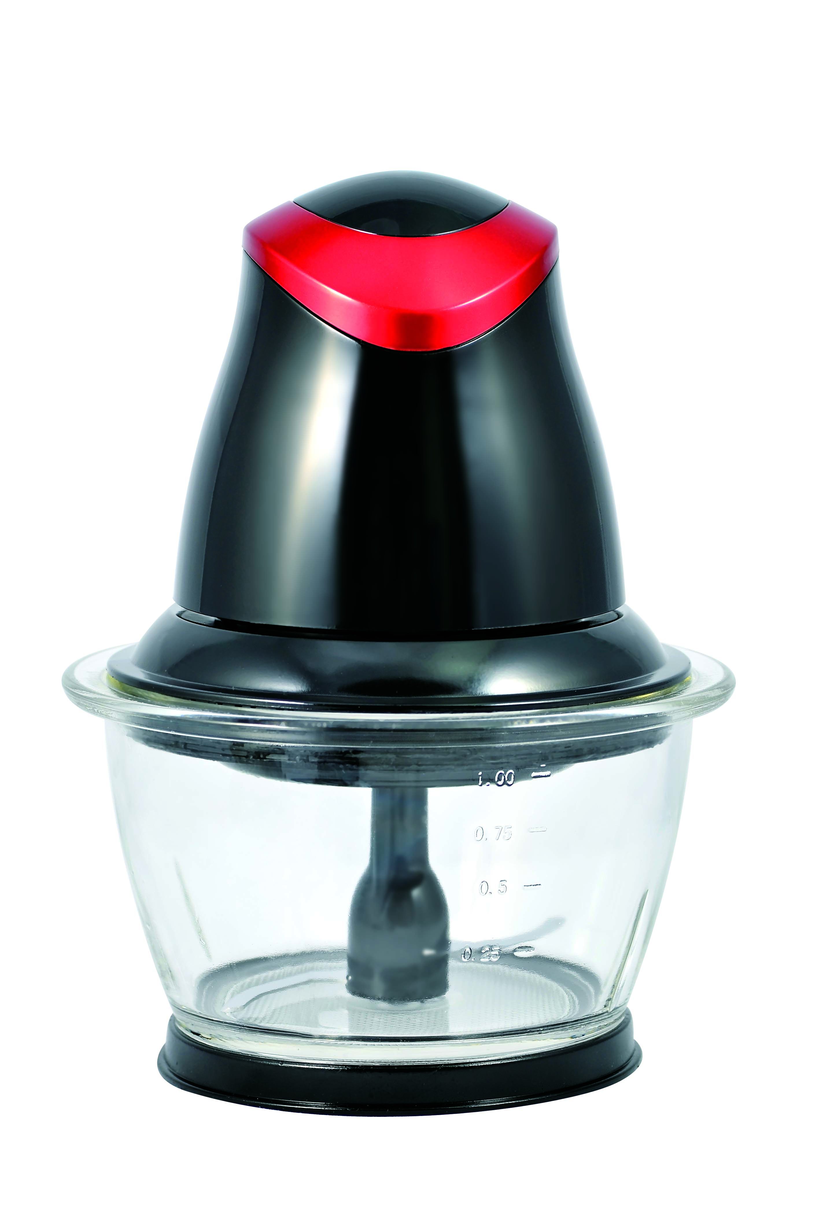 Mini Food Chopper GM-C023C Black and red